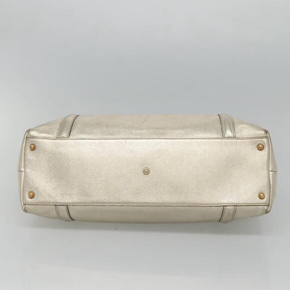 GUCCI Interlocking Tote Bag Leather Gold - Picture 9 of 16